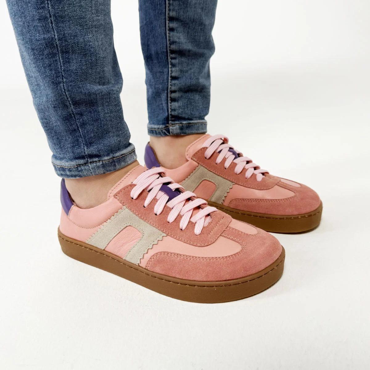BUTY BAREFOOT DAMSKIE SKÓRZANE RÓŻOWE 506/19