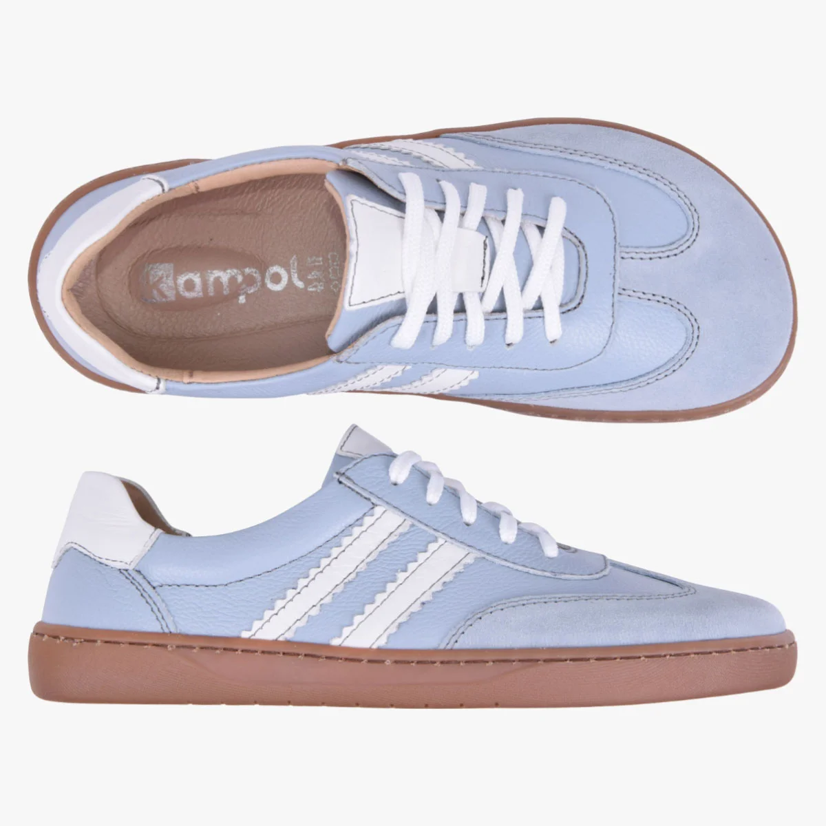 BUTY DAMSKIE BAREFOOT SKÓRZANE BABY BLUE 503/26N
