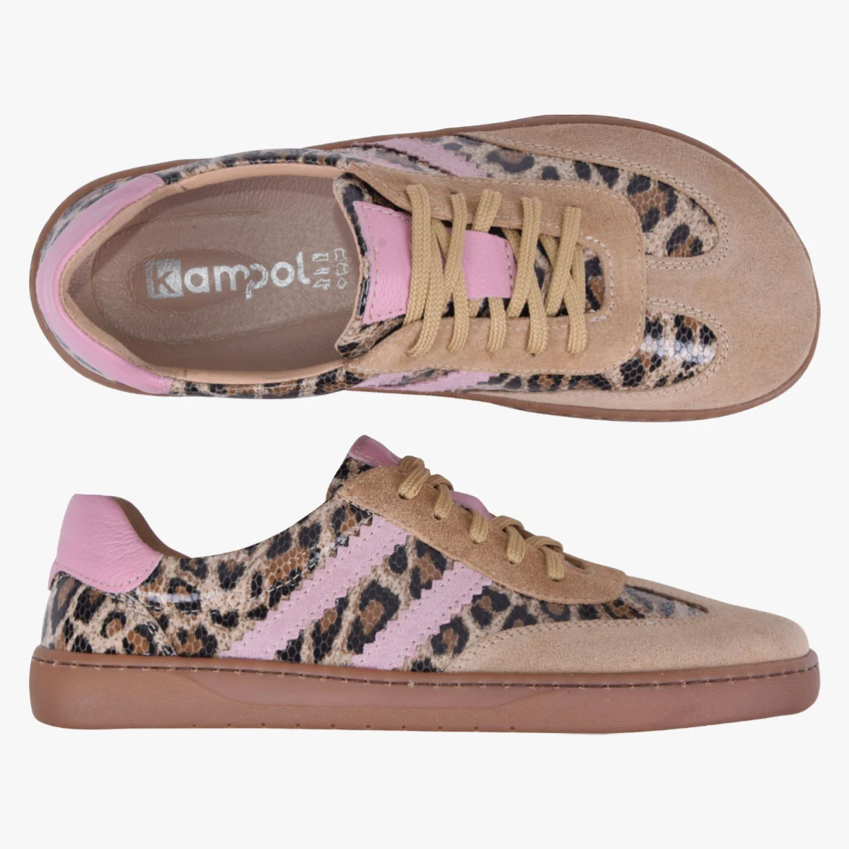 BAREFOOT BUTY DAMSKIE SKÓRZANE PANTERA BRĄZ 503/PAN