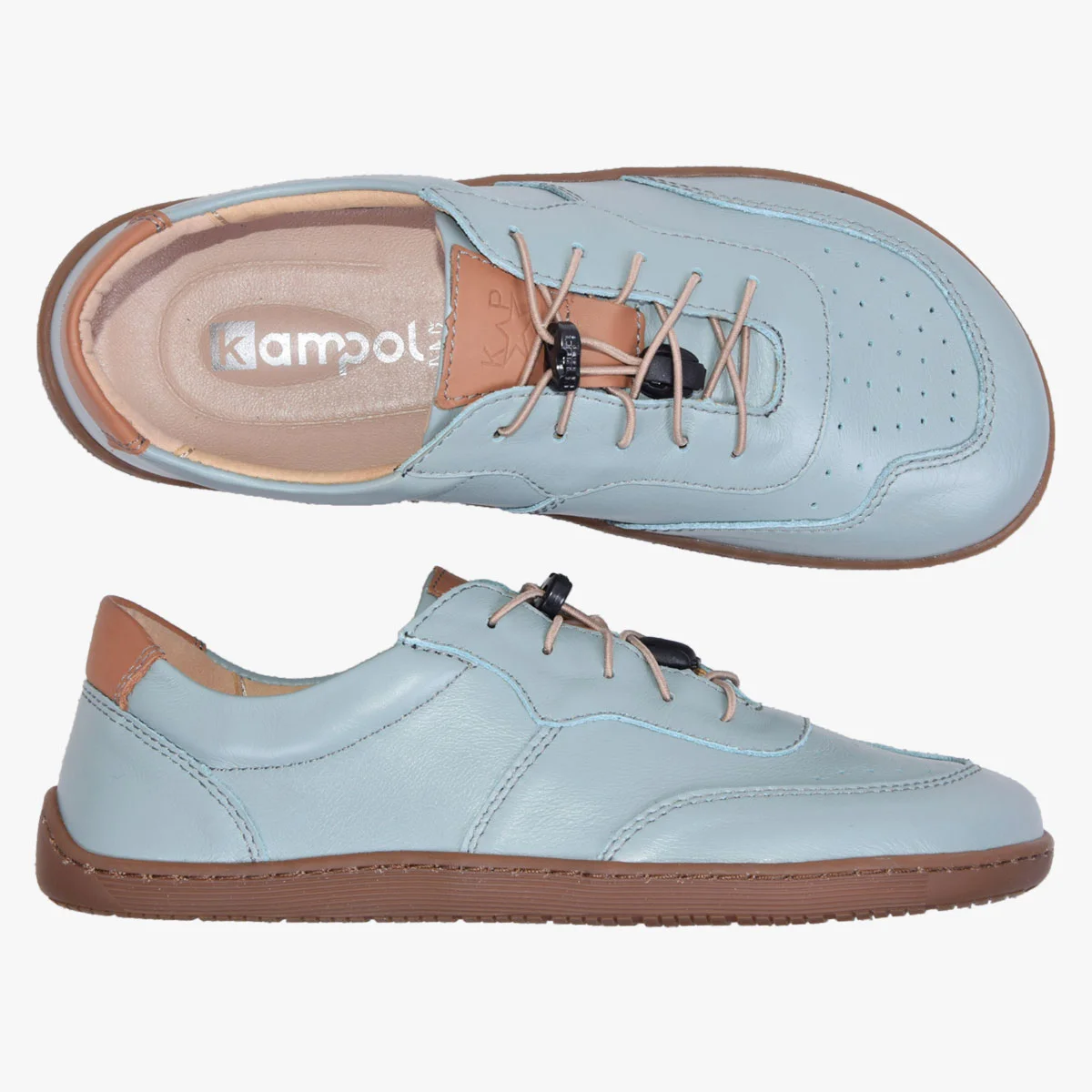 BUTY DAMSKIE BAREFOOT MINIMALISTYCZNE SKÓRZANE SZEROKIE 500/24